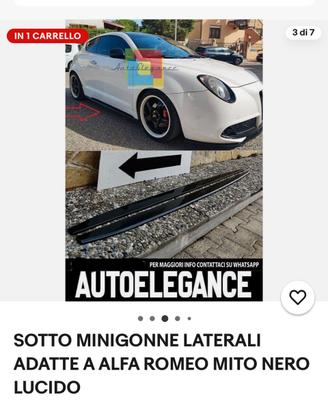 Minigonne-splitter alfa mito