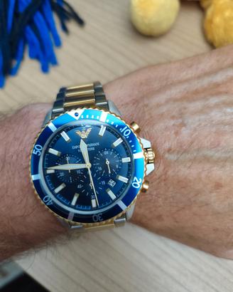orologio originale uomo armani crono 