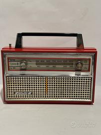 Radio vintage Zeus 2 rossa anni 60