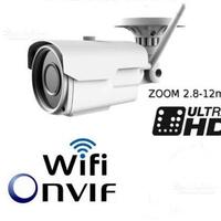 IP Camera ONVIF Telecamera WiFi h265 5 mpx Varifoc