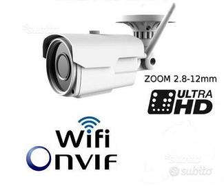 IP Camera ONVIF Telecamera WiFi h265 5 mpx Varifoc