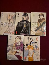 La leggenda di Arslan numeri: 1, 2, 4, 5, 6 e 8