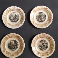 4 piatti antichi WALLERFANGEN - VILLEROY & BOCH