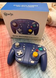 Nyxi joystic wizard gamecube ricaricabile