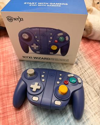 Nyxi joystic wizard gamecube ricaricabile