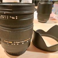 Sigma 17-70 f2.8-4 stabilizzato attacco canon