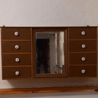 SPECCHIERA CASSETTIERA ANTICA 