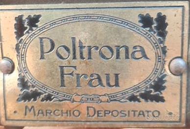 poltrona frau divano e due poltrone originali