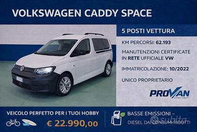 Volkswagen Caddy SPACE (AUTOVETTURA 5 POSTI)