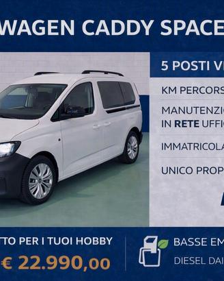 Volkswagen Caddy SPACE (AUTOVETTURA 5 POSTI)