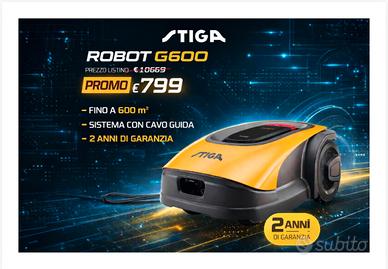 Robot tagliaerba STIGA G600 a filo
