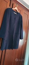 Giacca/Soprabito Blu tessuto Suede 