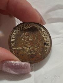 Moneta Cristoforo colombo