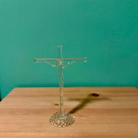 Crocifisso croce in vetro / cristallo