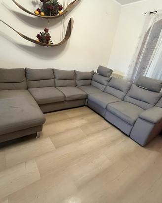 Divano angolare con chaise longue