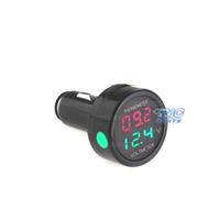 VOLTOMETRO TERMOMETRO DIGITALE PRESA ACCENDISIGARI