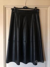 Gonna Pennyblack svasata in ecopelle nera - Come n