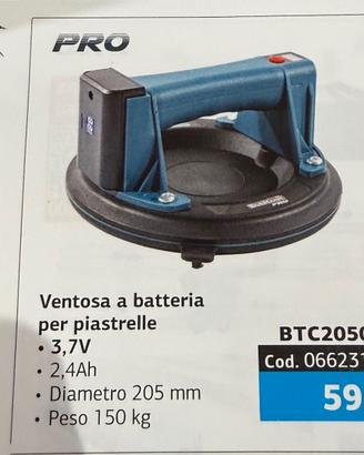 VENTOSA A BATTERIA PER PIASTRELLE