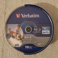 Blu-ray vergini BD-R Verbatim 25 GB