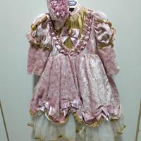 vestito carnevale bimba la damina anni 1/2