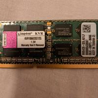 Modulo memoria 2GB Kingston KVR1066D3S7/2G