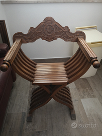 Sedia pieghevole in legno