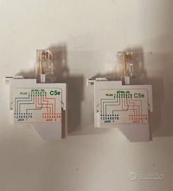 Sdoppiatore lan splitter cavo rete rj45 duplicator
