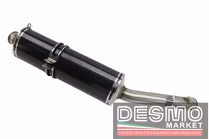 Scarico destro Carbonio Silmotor 45mm Ducati 748