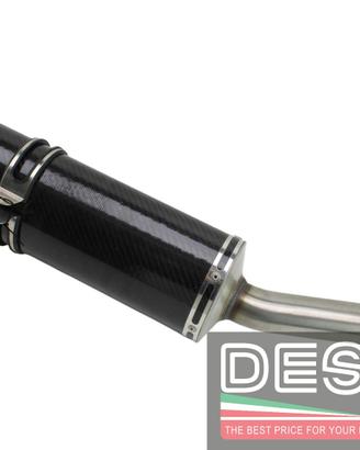 Scarico destro Carbonio Silmotor 45mm Ducati 748