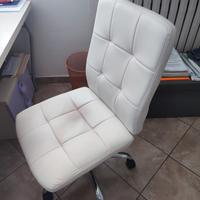 sedia ufficio bianca 