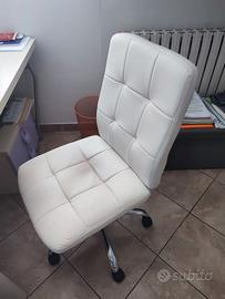 sedia ufficio bianca 