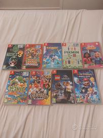 Giochi nintendo swich su scheda