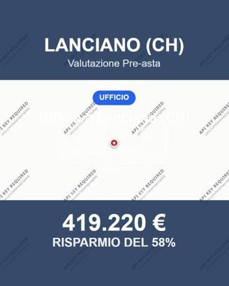 Immobile in asta di 532 m² a Lanciano