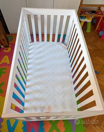 Lettino con sbarre trasformabile 3 in 1