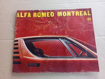 Alfa Romeo MONTREAL Depliant Brochure Originale