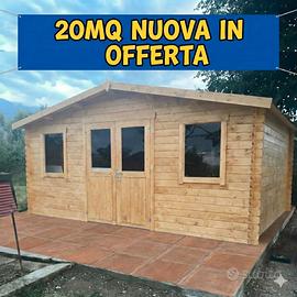 casetta di legno ISOLA nuova 19mq 500x380cm (BA)