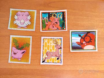 Lotto 5 figurine Pokémon Perfette