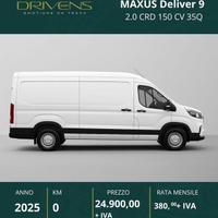 Maxus Deliver9 2.0 CRDI 150CV FWD PL-TM Furgone