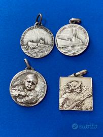 Ww2 lotto medaglie sommergibili savoia argento