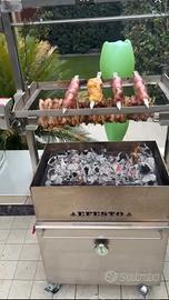 BBQ FULl inox SANTAMARIA con Cajachina