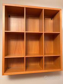 Letto una piazza e mezza più bacheca in ciliegio