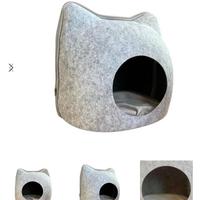 c uccia gatto grigia apribile