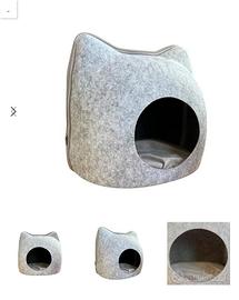 c uccia gatto grigia apribile