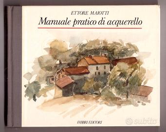 Pittura Acquerello Maiotti 1985 Asins Nudo 1984