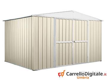 Box in lamiera di Acciaio 360x260cm 9mq avorio