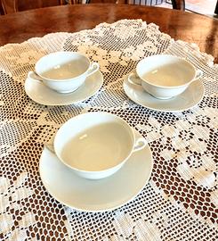 Tazze da brodo porcellana Ginori e Bavaria 