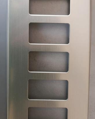 Placca in alluminio anodizzato
