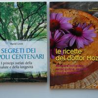 2 Libri - RICETTE DOTTOR MOZZI / LONGEVITA'