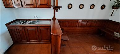 Angolo Cottura + Mobile Bar+ Panca stile rustico