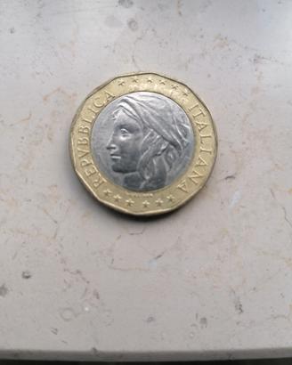 Moneta da lire 1000 errore da conio